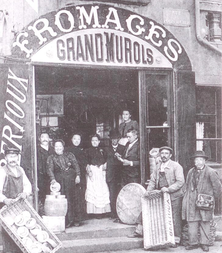 Maison Bérioux, Fromagerie du Grands Murols, place Gaillard à Clermont-Ferrand en 1913