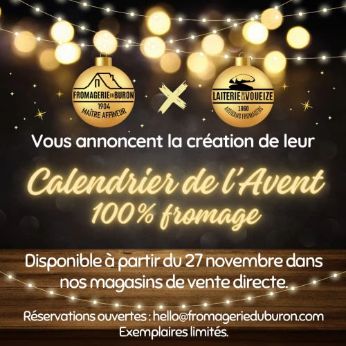 Calendrier de l'Avent - Version Fromages!